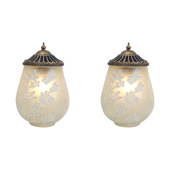 2PK LVD Lantern LED Vine X-Large Frost Decorative Lighting Home Decor
