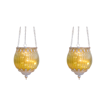2PK LVD Hanging LED Classic Decorative Lantern Lighting 15cm Home Decor