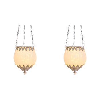 2PK LVD Lantern LED Classic Hanging Decorative Lighting 11.5cm Home Decor