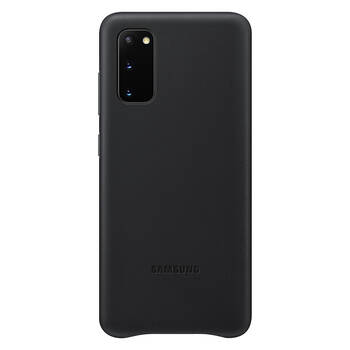 Samsung Leather Cover For Galaxy S20 Black