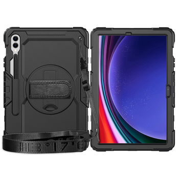 EFM Baja Rugged 3in1 Case For Samsung Galaxy Tab A9 Plus - Black