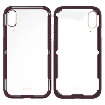 EFM Cayman D3O Case Armour For iPhone Xs Max (6.5") - Mulberry / Gold