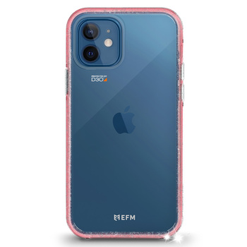 EFM Aspen D3O Crystalex Case Armour suits iPhone 12 mini 5.4" - Glitter Coral