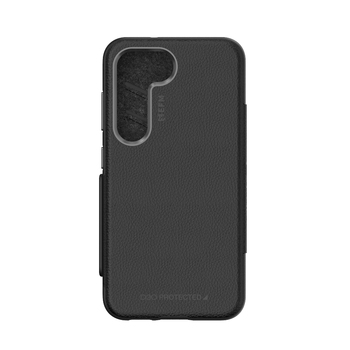 EFM Monaco Wallet Case Armour For Samsung Galaxy S23 Black/Space Grey