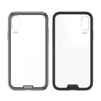 EFM Verona D3O Case Armour For iPhone Xs Max (6.5") - Black / Grey