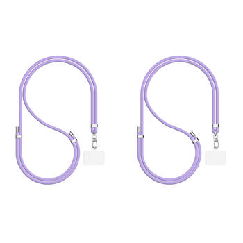 2PK EFM Santorini Hands-Free Universal Mobile Phone Lanyard Holder Lavender