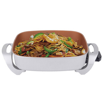 Healthy Choice Non-Stick 7.9L Electric Frypan - Copper