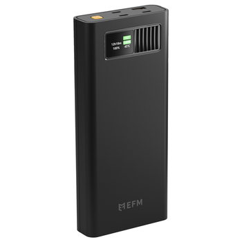 EFM 27000mAh Laptop Power Bank Digital Display - Black
