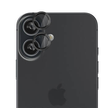 EFM Aluminium/Glass Camera Lens Protector for iPhone 17 6.3in Carbon