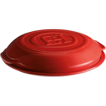 Emile Henry 34cm Tarte Tatin Set Baking Dish Burgundy