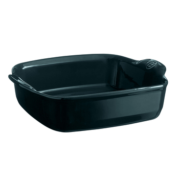 Emile Henry 28cm Ceramic Kitchen Baking Dish Square Ocean Blue