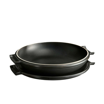 Emile Henry 34cm Tarte Tatin Set Baking Dish Charcoal