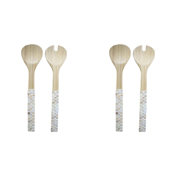 2x 2pc LVD Servers Natural Home Kitchen Serveware/Tableware