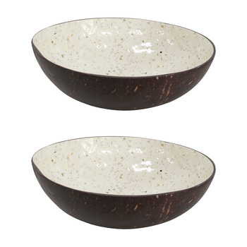 2PK LVD Orient Dance 13cm Decorative Coco MOP Bowl Home Decor Round