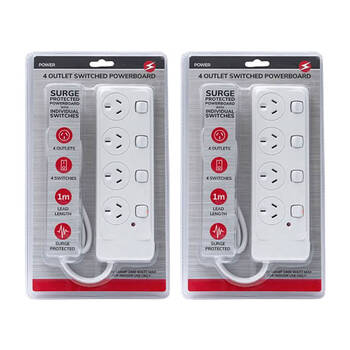 2PK 4 Outlet Switched Power Board
