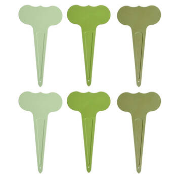 6pc Esschert Design Green Shades Plant Herbs Labels Garden & Outdoor Sign