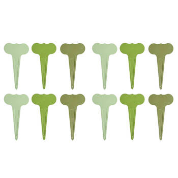 2x 6pc Esschert Design Green Shades Plant Herbs Labels Garden & Outdoor Sign