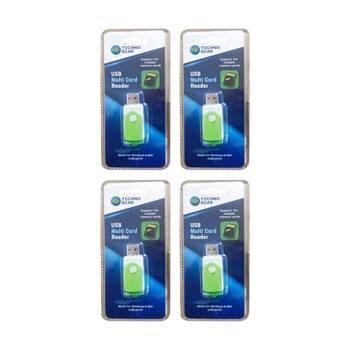 4PK TGear USB 15-in-1 Multi Type Memory Card Reader Mac/Windows Compatable