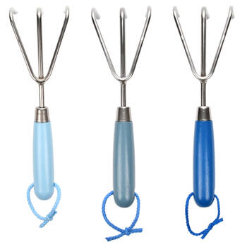 3pc Esschert Design Blue Shades Hand Rake/Cultivator Garden & Outdoor Tools