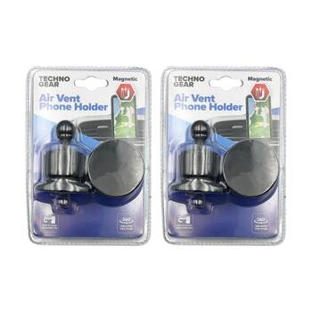 2PK TGear Universal Car Air Vent Magnetic Phone Holder 360 Degree Rotation