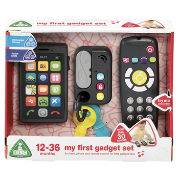 3pc ELC My First Gadget Set Kids/Children Toy 12m+ Grey