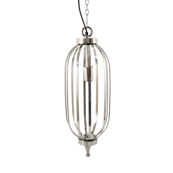 Belle Cotton House Steel Ceiling Pendant Light 66cm Nickel