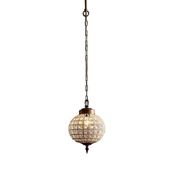 Belle Palermo Chandelier XS Hanging Decor 25cm - Antique Brass