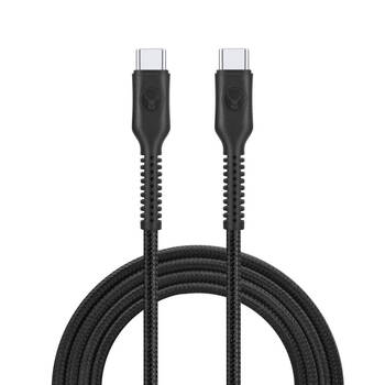 Bonelk Long-Life Easy Grip USB-C Male Charging Cable 240W - 1.5m Black