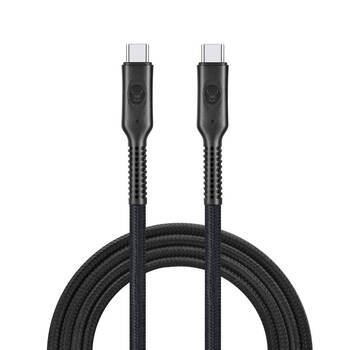 Bonelk Long-Life Easy Grip USB-C Male Cable 240W/4K/60Hz - 1.5m Black