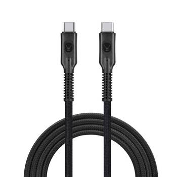 Bonelk Long-Life Easy Grip USB-C Male Cable 240W/8K/60Hz - 1.5m Black