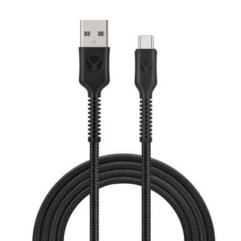 Bonelk Long-Life Easy Grip USB-A to USB-C Cable Cord 60W 2M Black