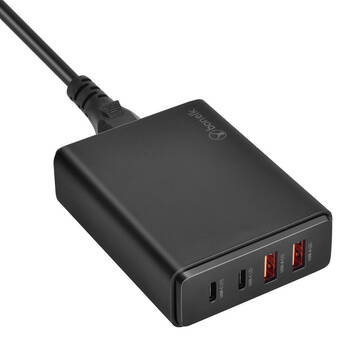 Bonelk 65W USB-C/USB-A Desktop Charger For Laptop - Black