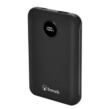 Bonelk 10000mAh Mini Power Bank PD20W/QC 22.5W - Black