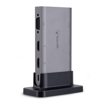 Bonelk Desktop Series 9 in 1 USB-C Multiport Hub - Space Grey