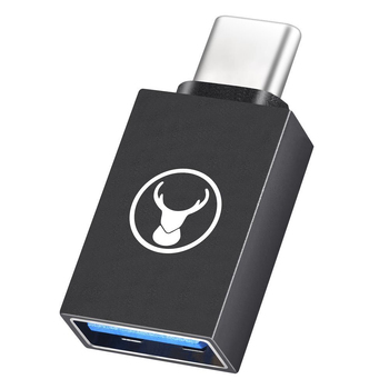 Bonelk USB-C Male To Female USB-A 3.0 5Gbps Adapter - Black