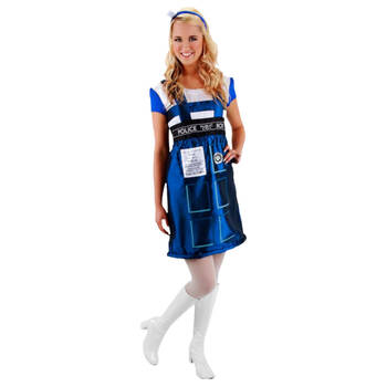  Doctor Who TARDIS Women's Sci-Fi Party Costume Dress
