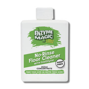Enzyme Magic No Rinse Floor Cleaner 250ml Concentrate Makes 10L Soap Free