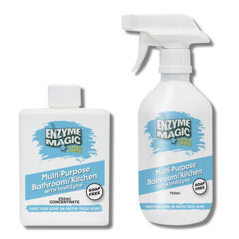 Enzyme Magic Multi Purpose Bathroom/Kitchen Cleaner 250ml Concentrate Makes 7.5L