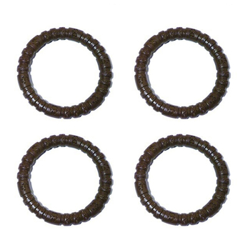 4PK Rosewood Chocolate Nylon Bone Pet Dog Dental Chew Play Toy Brown Assorted