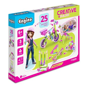 Engino Creative Builder Designer Set 25 Models Girl Kids Toy 6y+