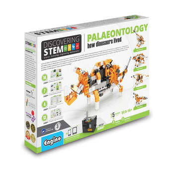 Engino Discovering STEM Paleontology Learning About Dinosaurs Toy 9y+