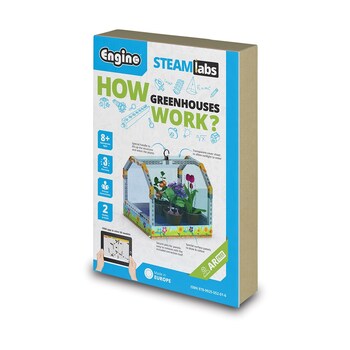 Engino STEAM Labs How Greenhouses Work Kids Learning Toy 8y+