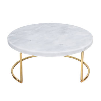 NF Living Stacked Serving Tray Large Display 20x9 Top Gold Frame