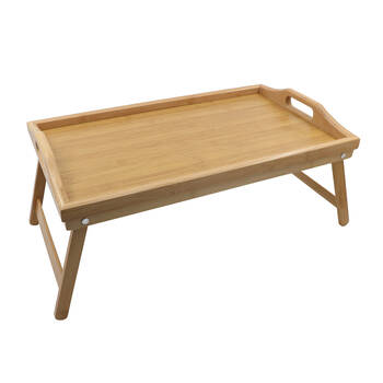 NF Living Lap Serving Tray 50x30x24 Natural Bamboo