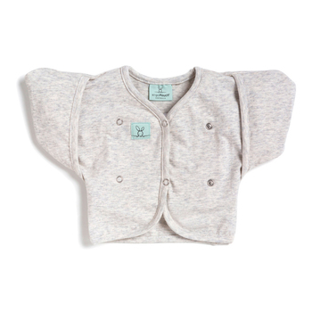 Ergopouch Baby Butterfly Cardi Tog 0.2 Size 2-6 Months Oatmeal Marle