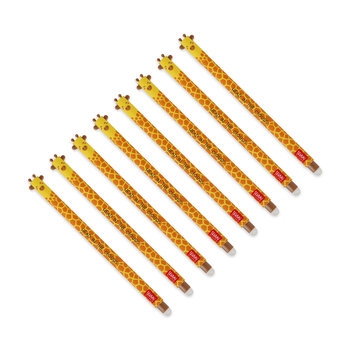 8PK Legami Erasable Gel Pen Writing Stationery Giraffe - Black Ink