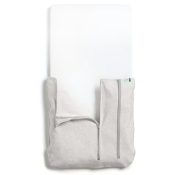 Ergopouch Organic Cotton Baby Crib/Cot Tuck Sheet 0.2/1.0 TOG - Grey Marle