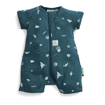 Ergopouch Baby Layers Short Sleeve  Tog 0.2 Size 3-6 Months Ocean