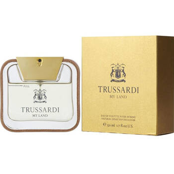 Trussardi My Land Eau De Toilette Men's Fragrance 50ml - Gold