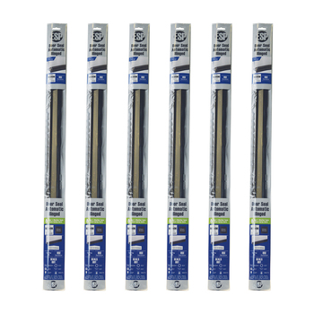 6PK ESP Automatic Hinged Aluminium Door Seal 915x60mm Bronze 